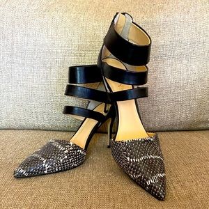 Ivanka Trump snake print stiletto with box